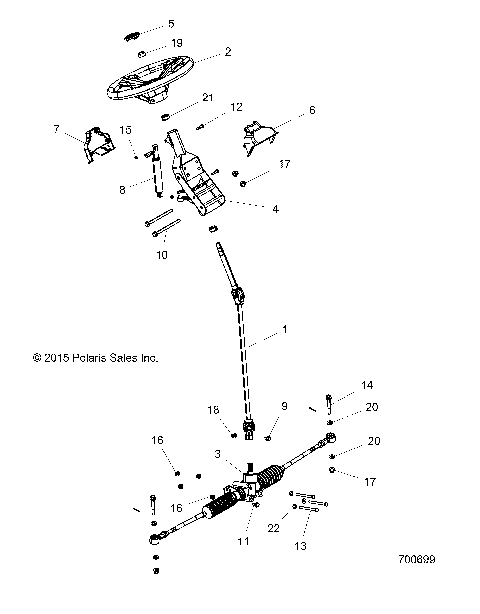 STEERING, STEERING ASM. - R18RMAL4G9 (700699)