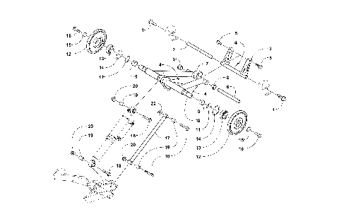 REAR SUSPENSION REAR ARM ASSEMBLY [104180]