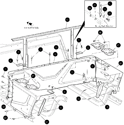 SEAT SUPPORT PANELS [302614]