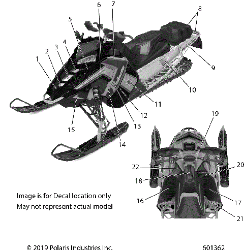 BODY, DECAL, MIDNIGHT BLUE SIDE PANEL, 40TH ANNIV - S20EDE8PS (601362)