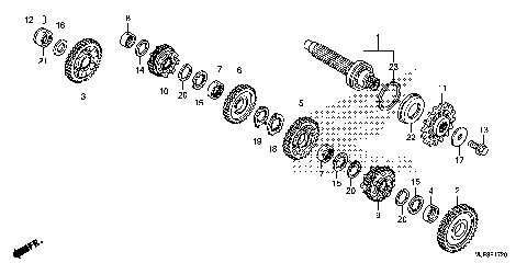 TRANSMISSION (CTX700ND)(2)