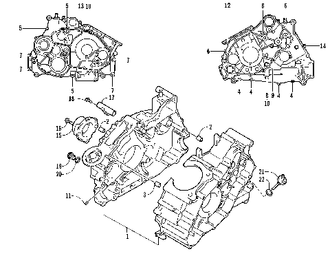 CRANKCASE ASSEMBLY [89193]