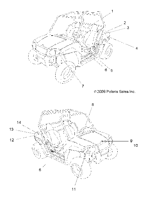 BODY, DECALS (Red) - A09VA17AA (49RGRDECAL09RZR170)