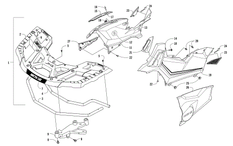 FRONT RACK AND SIDE PANEL ASSEMBLIES