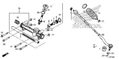STEERING GEAR BOX@TIE ROD