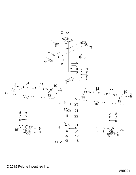 STEERING, STEERING POST and TIE RODS - A19YAP20N4 (A00021)