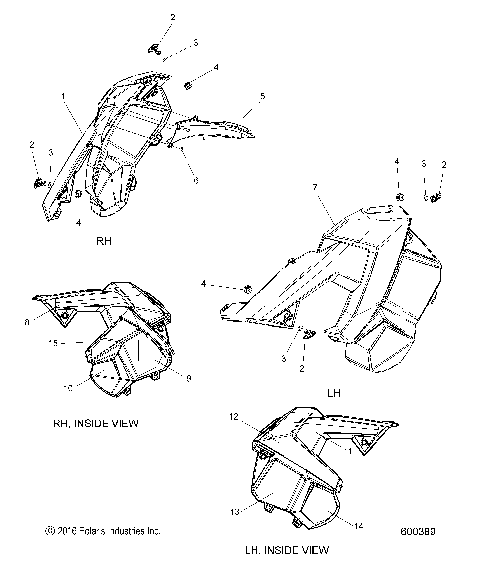 BODY, SIDE PANELS - S17EEC6 ALL OPTIONS (600389)