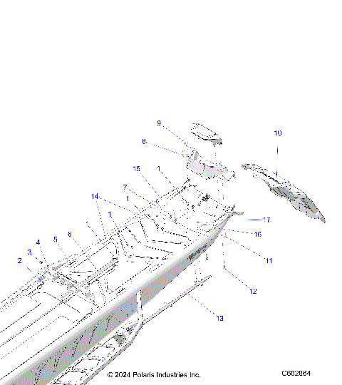 CHASSIS, REAR, MISC. COVERS AND SNOWFLAP - S25TFB8RS/8REA (C602864)