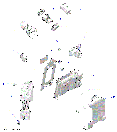 ELECTRICAL, SWITCHES, SENSORS and ECM - A26SJE57CK/EK (C102829)