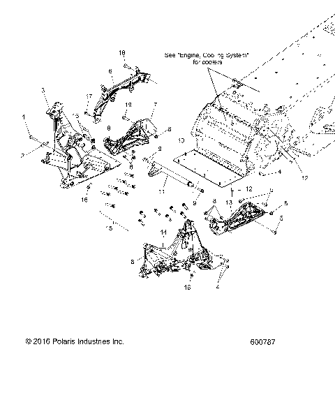CHASSIS, BULKHEAD ASM. - S18CBA6GS/CBB6GS ALL OPTIONS (600787)