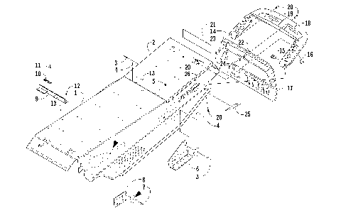 TUNNEL AND REAR BUMPER [86013]