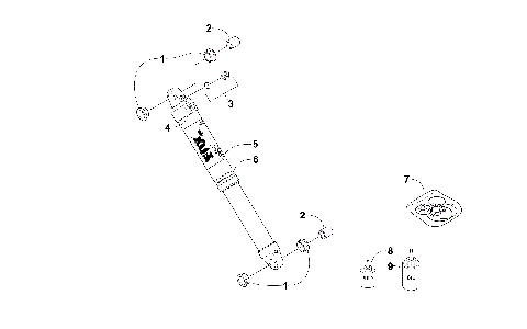 FRONT SUSPENSION SHOCK ABSORBER [102226]