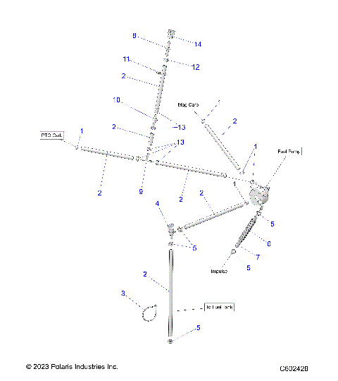 FUEL SYSTEM, FUEL PUMP and FUEL LINES - S23CBA5TSL (C602428)