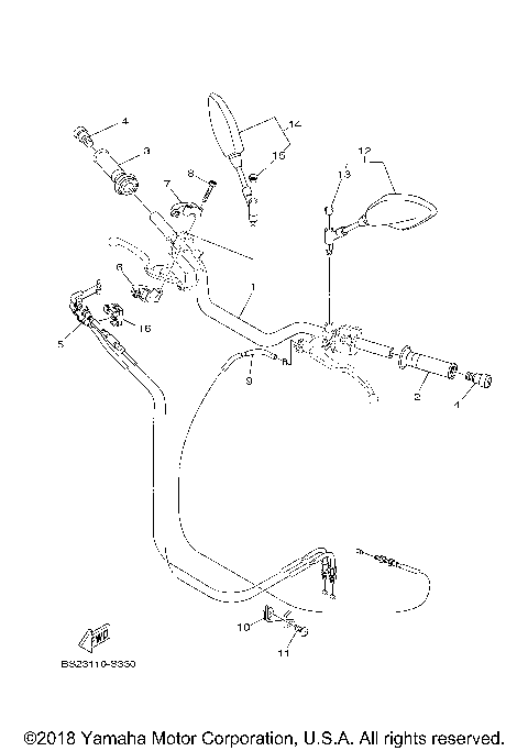 STEERING HANDLE CABLE