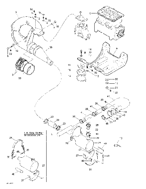 01- Engine Support And Muffler