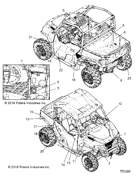 BODY, DECALS - R19RGE99A2/EAR/EBR/UAF/UBF/UAM/UBM/UA9/UB9/UAL/UBL/KAK/KBK (702399)