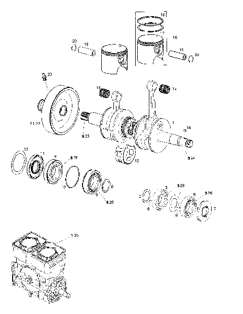 01- Crankshaft And Pistons