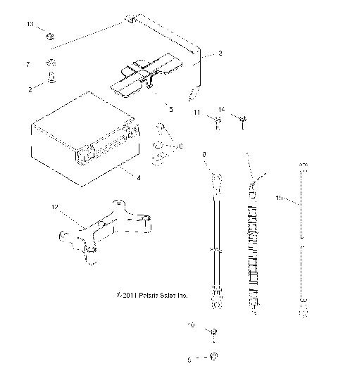 ELECTRICAL, BATTERY - A13DN8EAF/EAL/EAR (49ATVBATTERY12SPTRGEPS850)