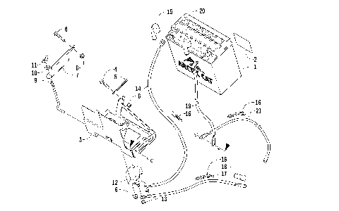 BATTERY AND TRAY ASSEMBLY [88155]
