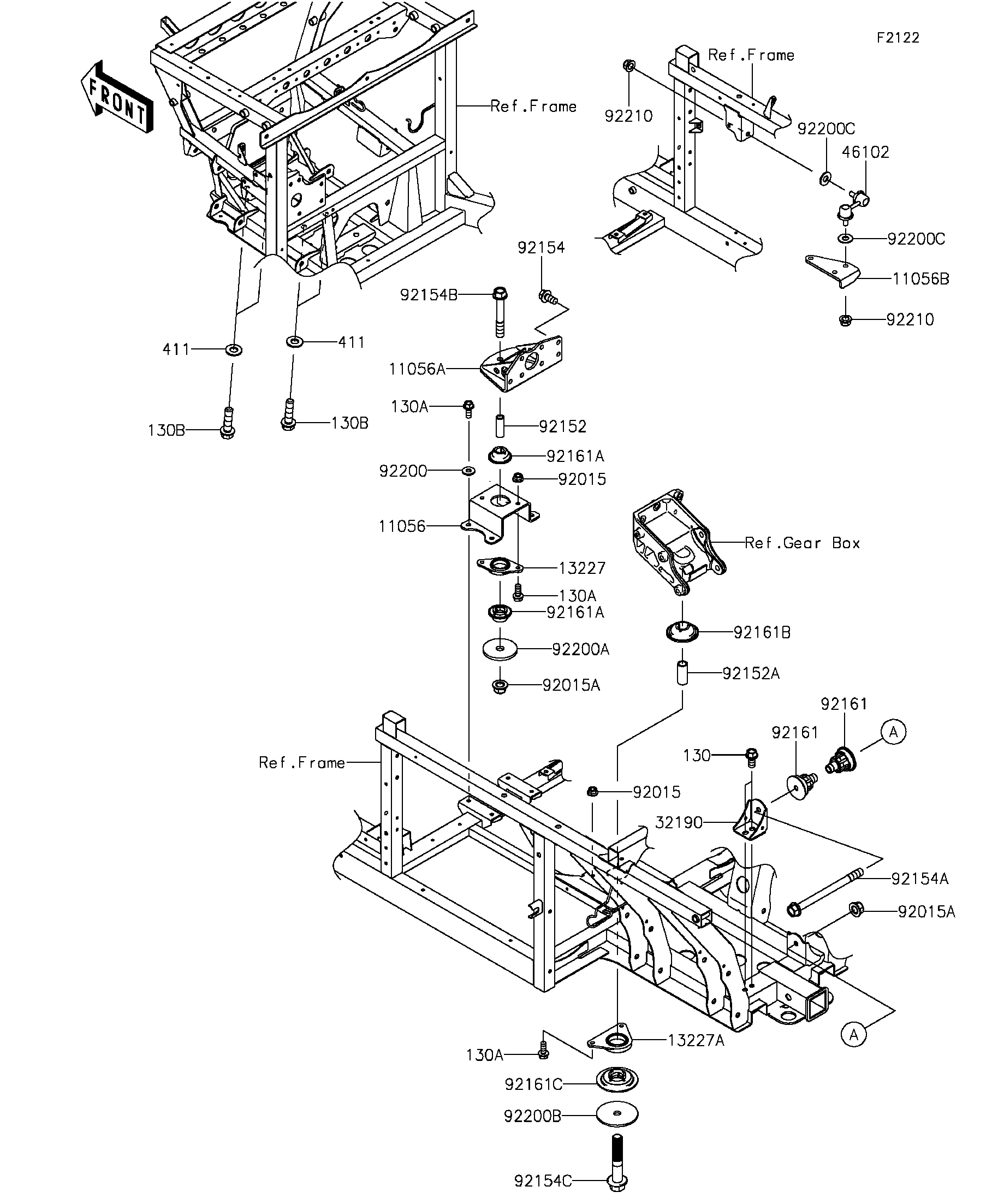 2016 Kawasaki MULE PRO-FXT EPS Engine Mount Utility Vehicles