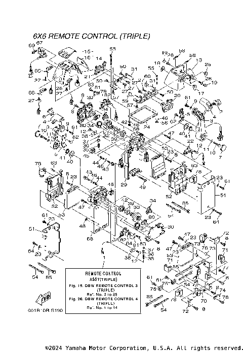 DBW REMOTE CONTROL 3 (TRIPLE)