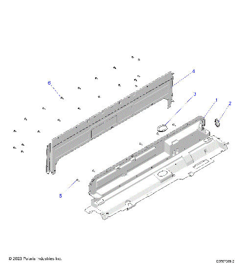 BODY, STORAGE AND CLOSE OFF - D26P4ED4D4 (C0702978-1)