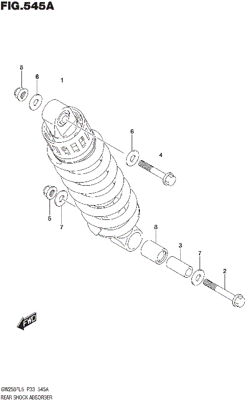REAR SHOCK ABSORBER