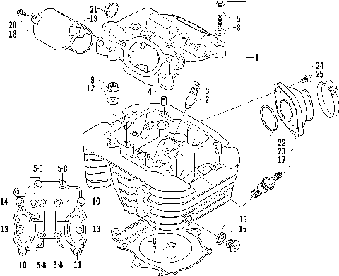 CYLINDER HEAD ASSEMBLY [87334]
