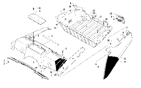 CARGO BOX AND TAILLIGHT ASSEMBLY [100657]