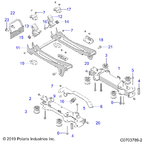 BODY, SEAT MOUNTING, FRONT - Z21R4D92AM/BM/AC/BC (C0703789-2)