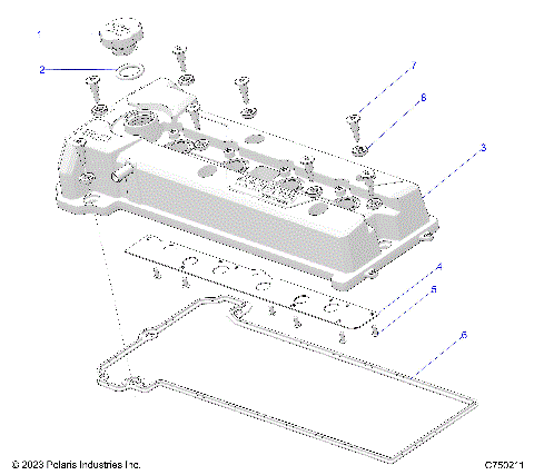 ENGINE, VALVE COVER - Z25RPP2KAE/BE (C750211)