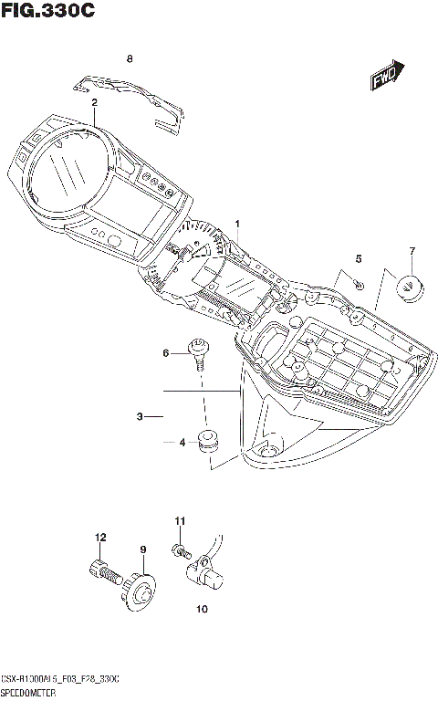 SPEEDOMETER (GSX-R1000AL5 E33)