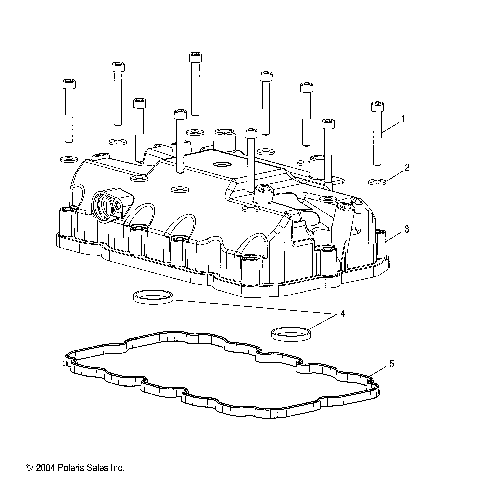 VALVE COVER - W045304CA/IA/CB/IB/CC/IC (4990559055C08)