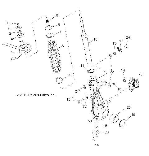 SUSPENSION, FRONT STRUT - R16RMA32A1/A2 (49RGRSUSPFRT14570)