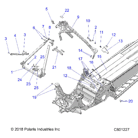 CHASSIS, CHASSIS ASM. and OVER STRUCTURE - S21EFT8R/EFN8R ALL OPTIONS (C601227)