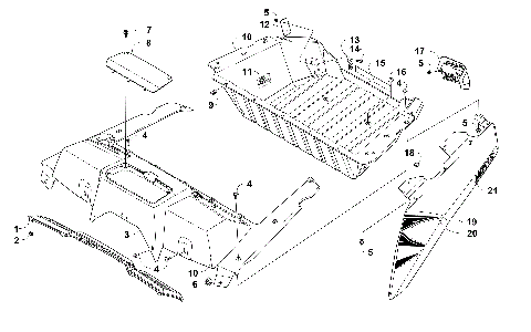 CARGO BOX AND TAILLIGHT ASSEMBLY [300780]