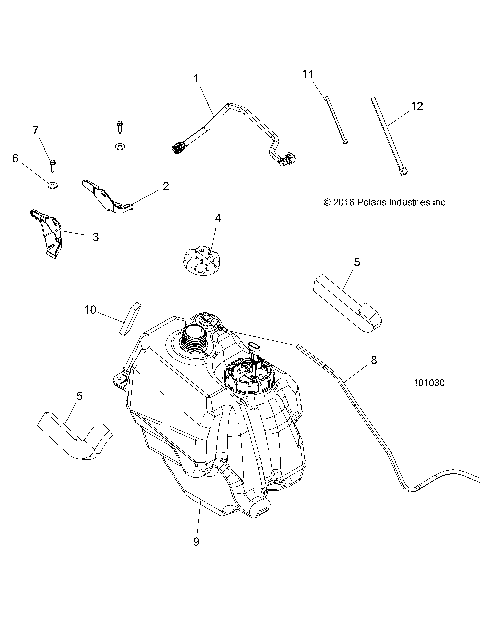 BODY, FUEL TANK ASM. - A17SEH57A7 [101030]