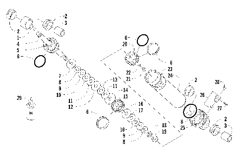 REAR SUSPENSION REAR ARM SHOCK ABSORBER [94702]