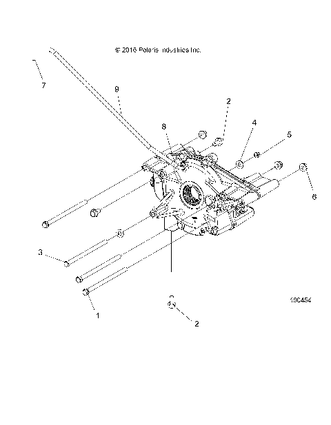 DRIVE TRAIN, REAR GEARCASE MOUNTING - A19S6E57R1 [100454]