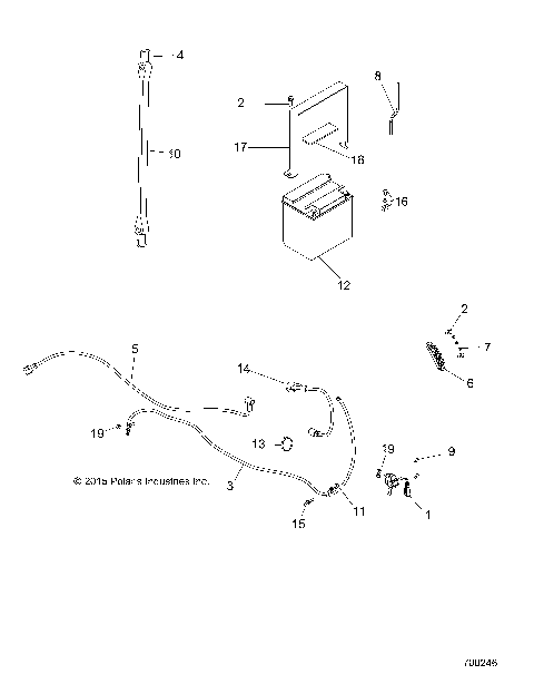 ELECTRICAL, BATTERY - 16RMA57A1/A4/A9/L1/E57AS/EA9/HAR (700246)
