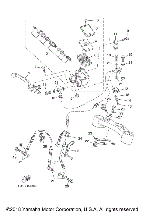 FRONT MASTER CYLINDER