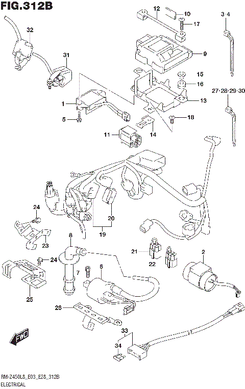 ELECTRICAL (RM-Z450 E28)