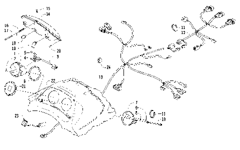 HEADLIGHT, INSTRUMENTS, AND WIRING ASSEMBLIES [86063]