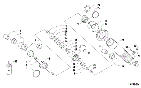 FRONT SUSPENSION SHOCK ABSORBER
