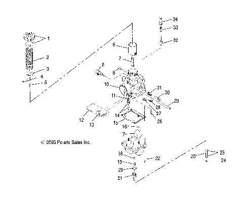 ENGINE, CARBURETOR - S07NJ5BS/BE (4997239723C14)