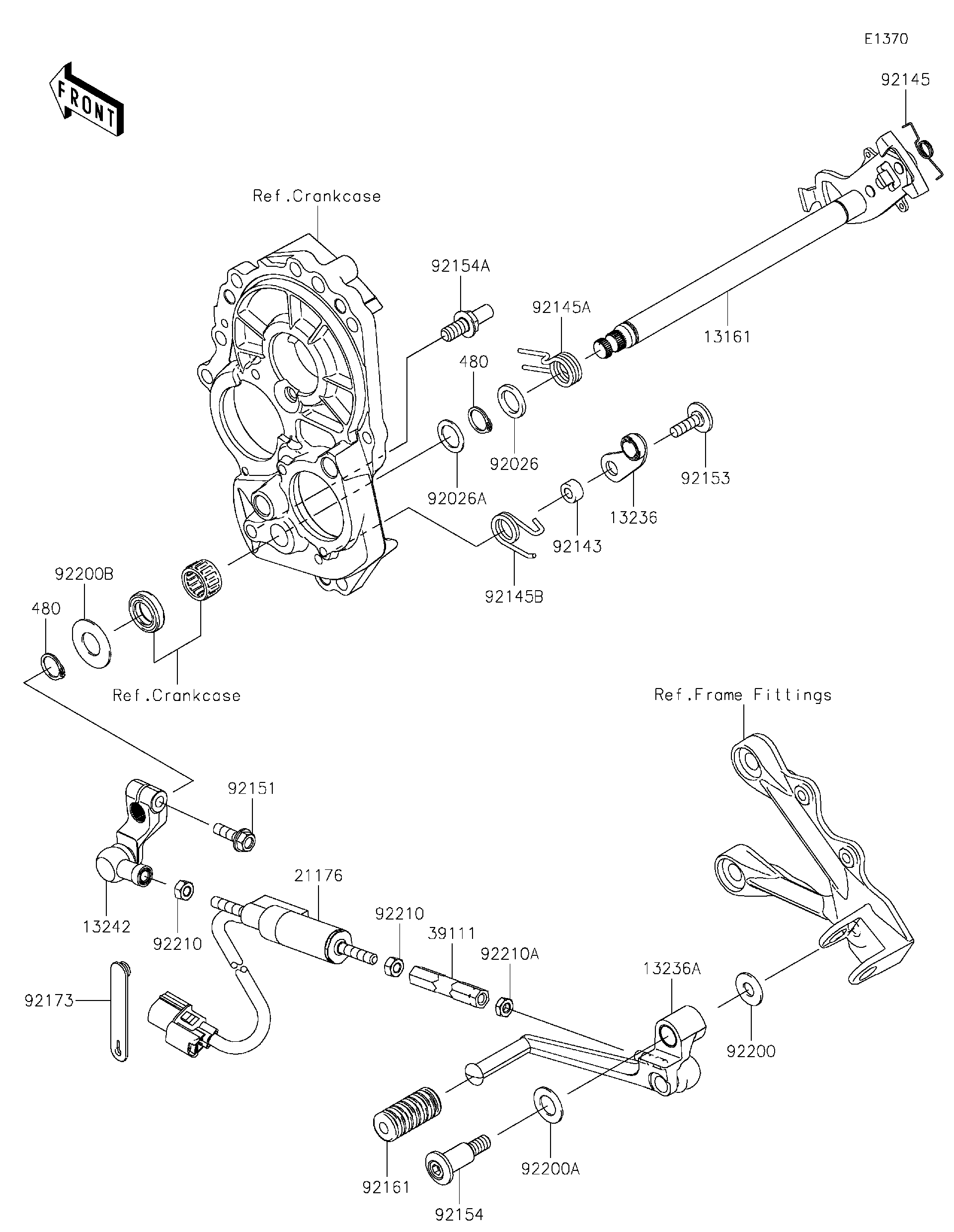 2021 Kawasaki NINJA ZX-6R Gear Change Mechanism Motorcycles