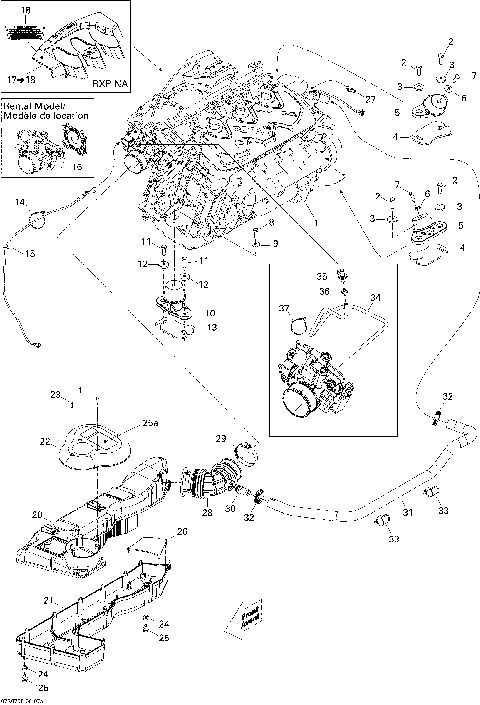 01- Engine And Air Intake Silencer RENTAL