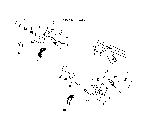 GEAR SELECTOR/DIFFERENTIAL LOCK - C11RB63AA/AB (4985628562C07)