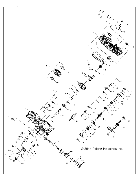 DRIVE TRAIN, MAIN GEARCASE - A15SEA32HA (49ATVGEARCASE1333303)