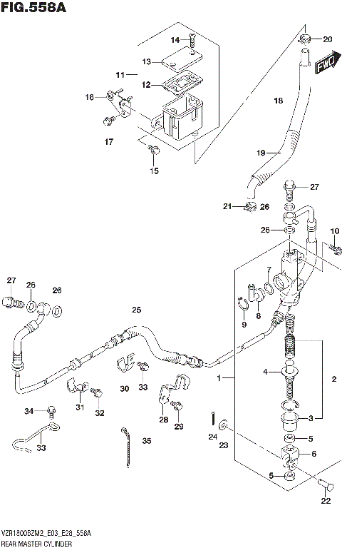 REAR MASTER CYLINDER